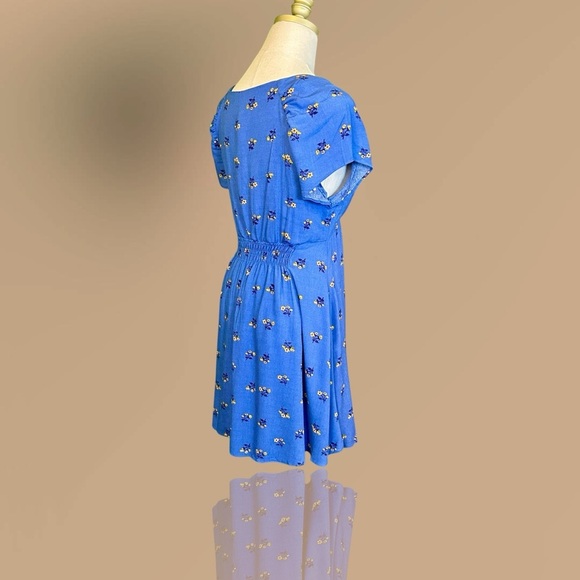 NWT Free People ‘Everyone’s Favorite Mini Dress’ in “Dutch Blue Combo” Size XS - Picture 12 of 16